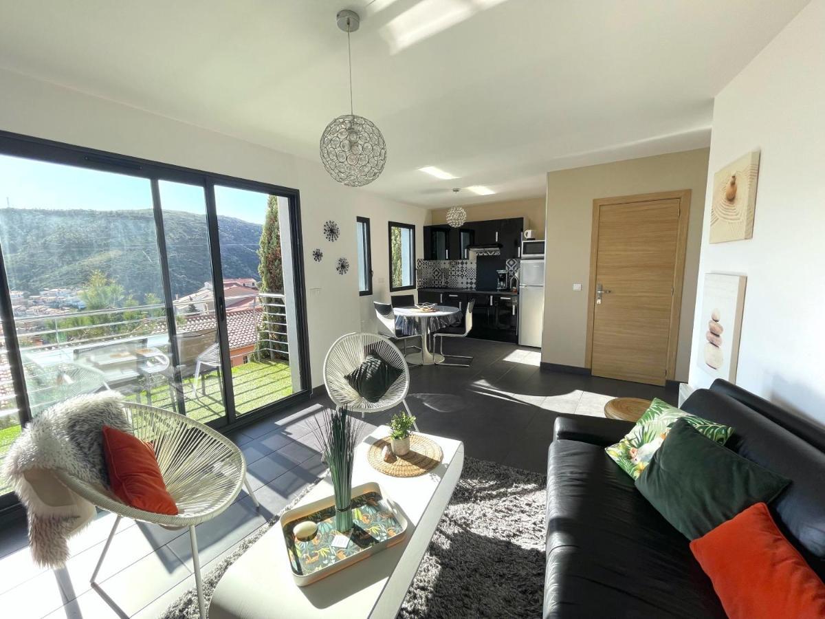 Residence Costa Vermella, Vue Mer Et Montagne Au Calme Cerbère Buitenkant foto