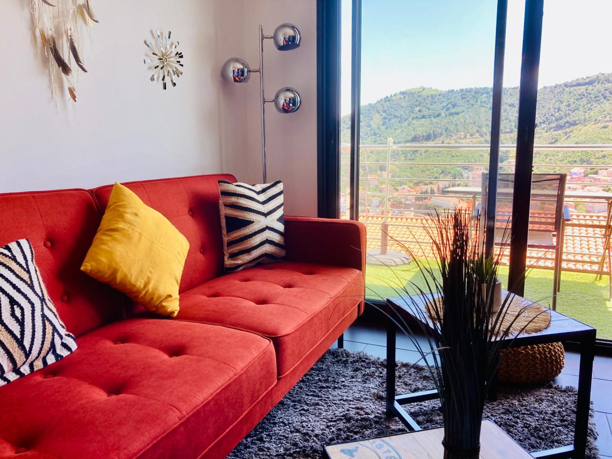 Residence Costa Vermella, Vue Mer Et Montagne Au Calme Cerbère Buitenkant foto